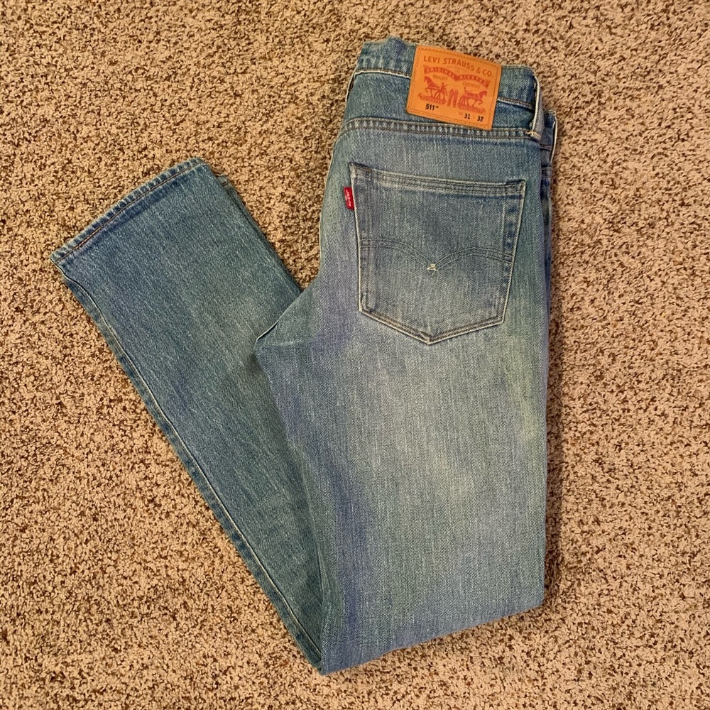 Levi’s 511 Slim Fit Light Wash Jeans